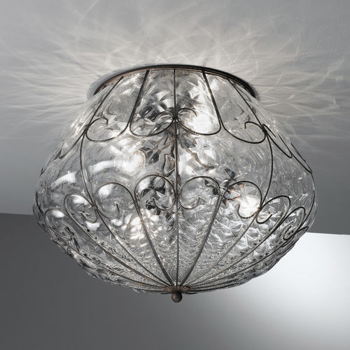 Plafoniera classica - SAN TOMÀ - Siru Lighting - rotonda / scultura / in filo metallico
