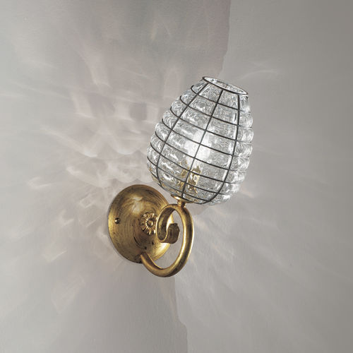 Applique classica - ALVEARE - Siru Lighting - da interno / in metallo / in vetro soffiato
