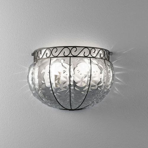 Applique classica - HAREM - Siru Lighting - da interno / in filo metallico / in vetro soffiato