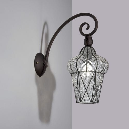 Applique contemporanea - PIAZZA - Siru Lighting - da interno / in metallo / in vetro soffiato