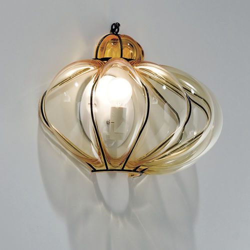 Applique contemporanea - SULTANO - Siru Lighting - da interno / in metallo / in vetro soffiato