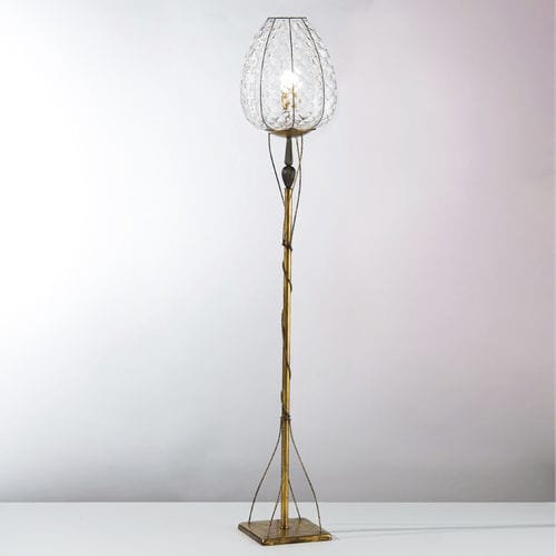 Lampada da terra - GEMMA - Siru Lighting - in vetro soffiato / classica / con cavo