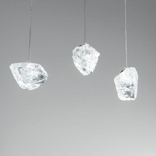 Lampada a sospensione - SASSI - Siru Lighting - in vetro soffiato / design organico / con cavo