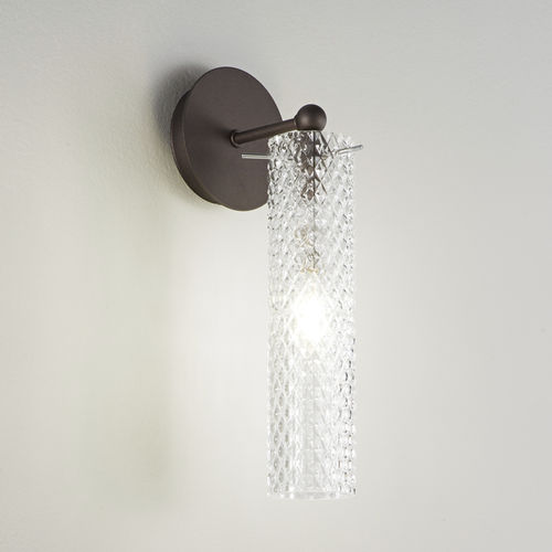 Applique contemporanea - GLAM - Siru Lighting - da interno / in cristallo / cilindrica
