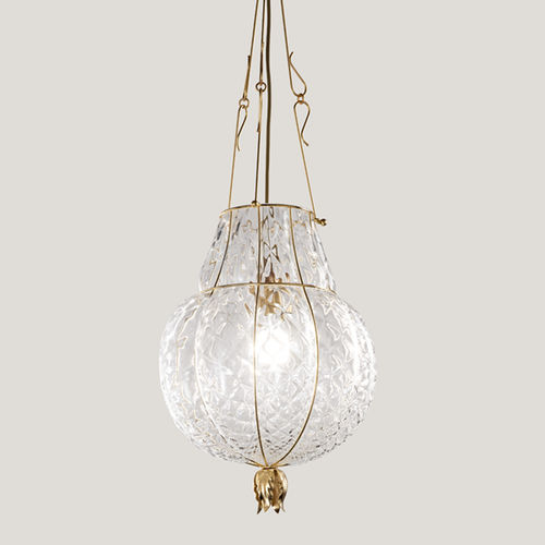 Lampada a sospensione - ODALISCA - Siru Lighting - in vetro soffiato / classica / con cavo