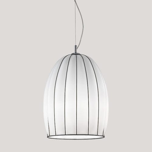 Lampada a sospensione - SALICE - Siru Lighting - in filo metallico / in vetro soffiato / classica