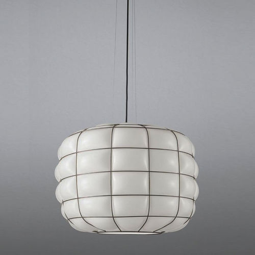 Lampada a sospensione - TERRA - Siru Lighting - in ferro / in vetro soffiato / a rete