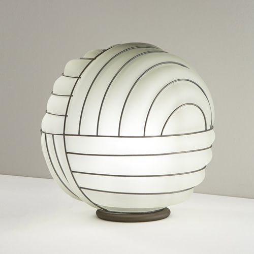 Lampada da tavolo - CARTESIO - Siru Lighting - in filo metallico / in vetro soffiato / contemporanea