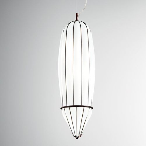 Lampada a sospensione - PENCIL - Siru Lighting - in filo metallico / in vetro soffiato / contemporanea
