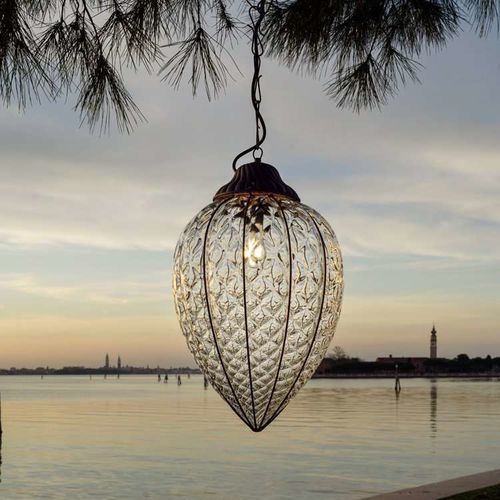 Lampada su picchetto - POVEGLIA - Siru Lighting - in vetro / contemporanea / con cavo