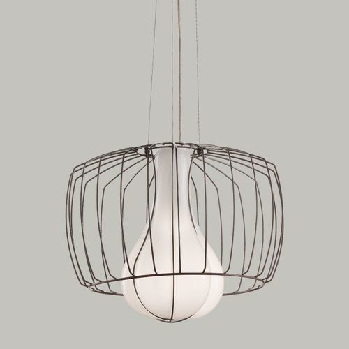 Lampada a sospensione - CUSTODITO - Siru Lighting - in metallo / in vetro / contemporanea