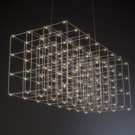 Lampada a sospensione - COSMOS - Quasar Holland - in nichel / design originale / con cavo