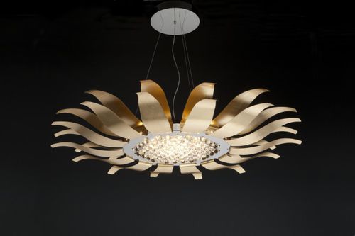Lampada a sospensione - SUNFLOWER - Quasar Holland - in acciaio inossidabile / contemporanea / con cavo