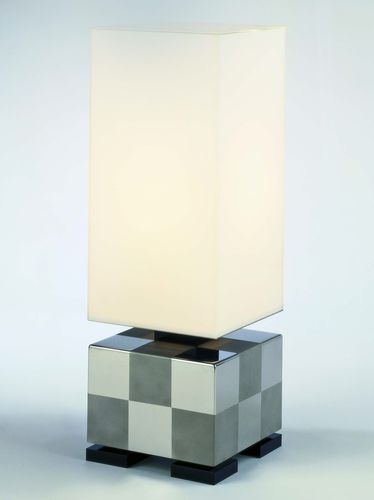 Lampada da tavolo - EMPIRE STATE - Quasar Holland - in acciaio inossidabile / contemporanea / con cavo