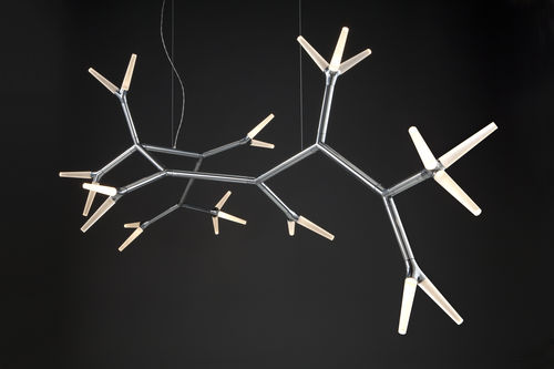 Lampada a sospensione - SPARKS - Quasar Holland - in alluminio / in acrilico / design originale