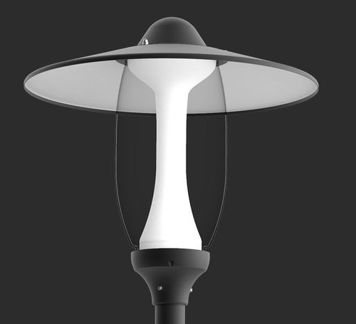 Lampione urbano - AURIS - Rosa - ZPSO Stanislaw Rosa - classico / in PMMA / LED