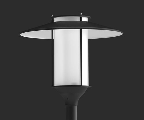 Lampione urbano - ELBA - Rosa - ZPSO Stanislaw Rosa - contemporaneo / in PMMA / ad alogenuri metallici