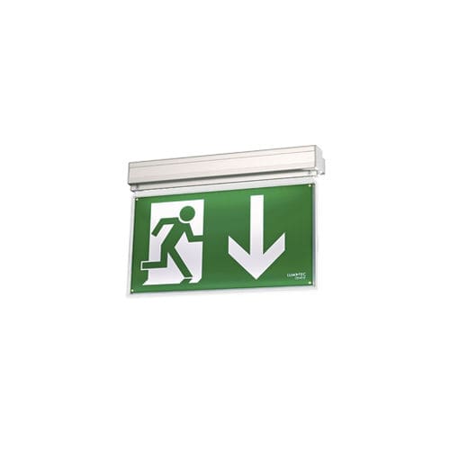 Illuminazione di emergenza da soffitto - A12 - MINILUX - LUMATEC FRANCE / LUMATEC SUISSE - a muro / rettangolare / LED