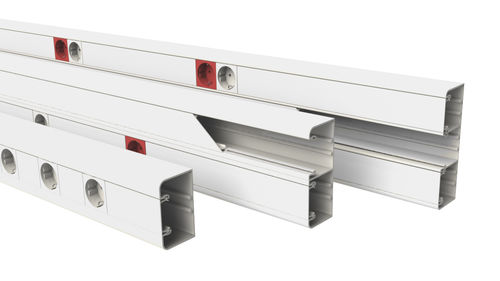 Canalina di cablaggio in PVC - CDM - BASOR Electric, - a muro / professionale / di angolo