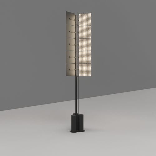 Lampada da terra - BEACON GRID  - PROLICHT - in metallo / contemporanea / senza fili