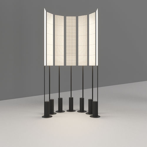 Lampada da terra - SCREEN GRID - PROLICHT - in metallo / contemporanea / con cavo