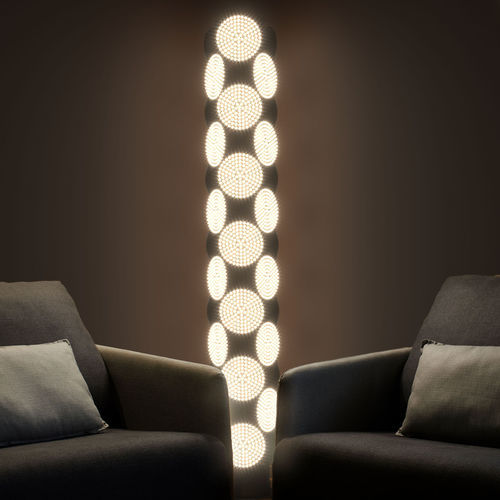 Lampada da terra - TOTEM DOT - PROLICHT - in metallo / contemporanea / senza fili