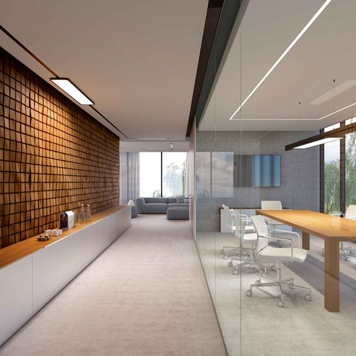 Luce LED - HADI-M  - PROLICHT - rettangolare / curva / geometrica