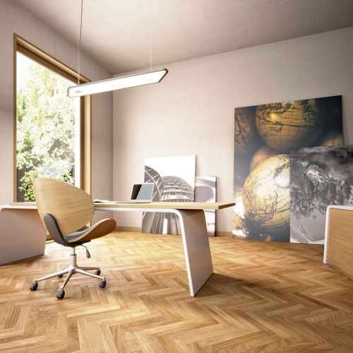 Luce a sospensione - HADI-Q - PROLICHT - LED / rettangolare / geometrica