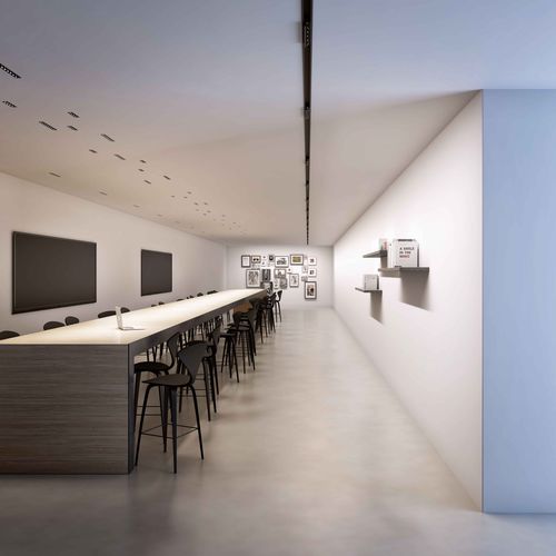 Faretti a binario LED - MAGIQ PLUS - PROLICHT - rettangolare / in alluminio / contract