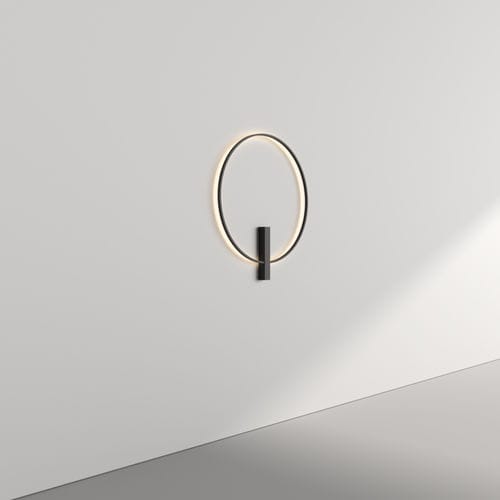 Applique contemporanea - JUST BLACK HALO - PROLICHT - da interno / in metallo / scultura
