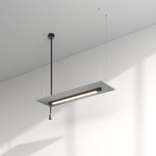 Luce a sospensione - PLUQ IN Suspended - PROLICHT - LED / rettangolare / IP40