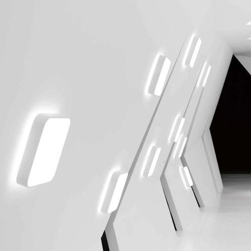 Plafoniera contemporanea - SMOOTHY FLAT - PROLICHT - rettangolare / in metallo / LED