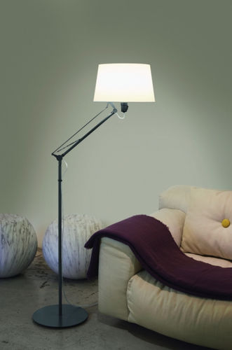 Lampada da terra - LEKTOR - Carpyen, - in metallo / in policarbonato / contemporanea