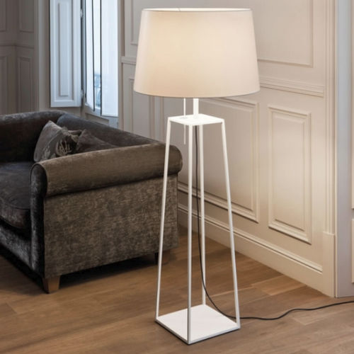 Lampada da terra - TIFFANY - Carpyen, - in metallo / in cotone / contemporanea