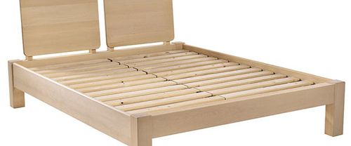 Letto matrimoniale - FRAU FLEX - contemporaneo / con testiera / in legno massiccio