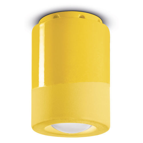 Plafoniera contemporanea - C985 - Ferroluce - rotonda / in ceramica / LED
