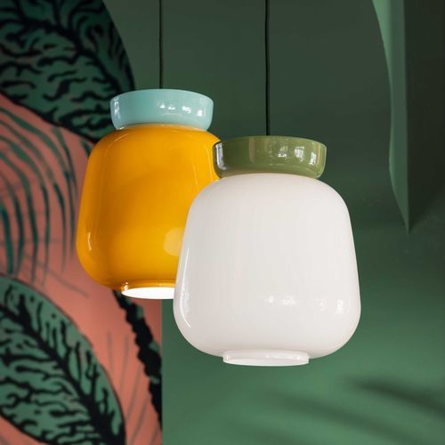 Lampada a sospensione - C2740 - Ferroluce - in ceramica / contemporanea / con cavo