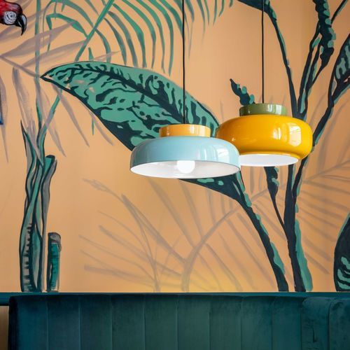 Lampada a sospensione - C2741 - Ferroluce - in vetro / in ceramica / contemporanea