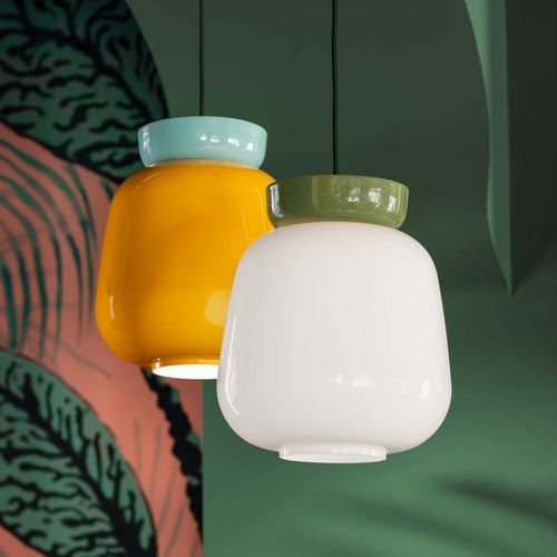 Lampada a sospensione - C2742 - Ferroluce - in ceramica / contemporanea / con cavo