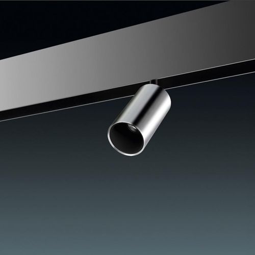 Faretti a binario LED - X-GUN - OTY - tondo / in alluminio / contract