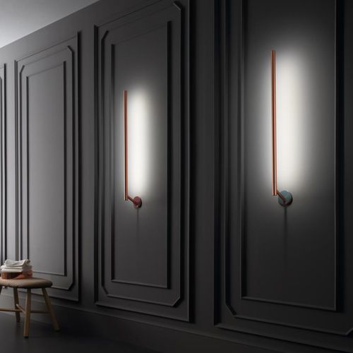 Applique contemporanea - POP UP 1 - OTY - da interno / in metallo verniciato / lineare