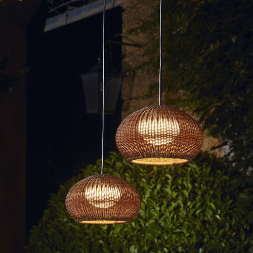 Lampada a sospensione - GAROTA HANG - BOVER Barcelona - in polietilene / in fibre sintetiche / contemporanea