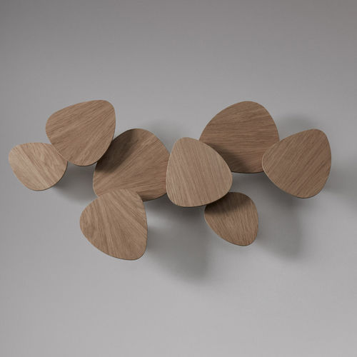 Applique contemporanea - TRIA SET 8 - BOVER Barcelona - da interno / in rovere / fissa