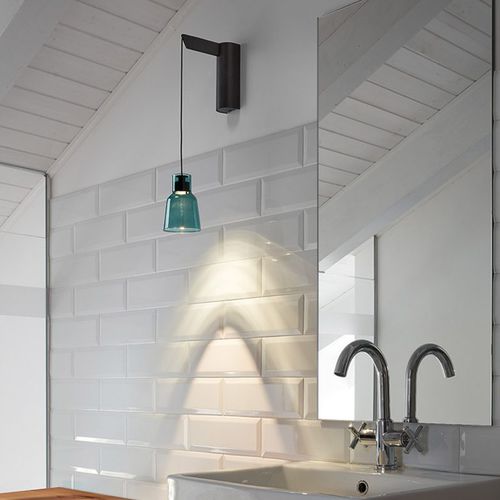 Applique contemporanea - DRIP/DROP A/01 - BOVER Barcelona - da interno / in alluminio / in vetro borosilicato