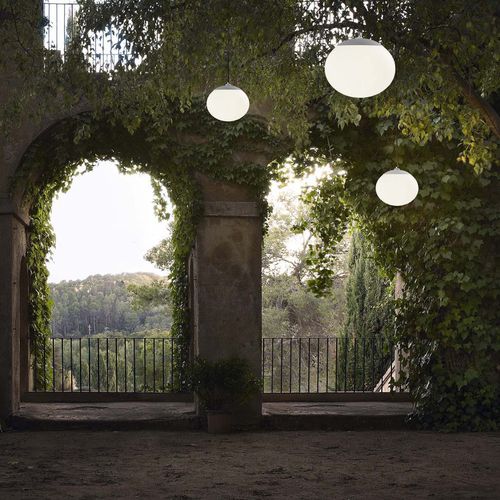Lampada a sospensione - ELIPSE S/50/H - BOVER Barcelona - in polietilene / contemporanea / con cavo