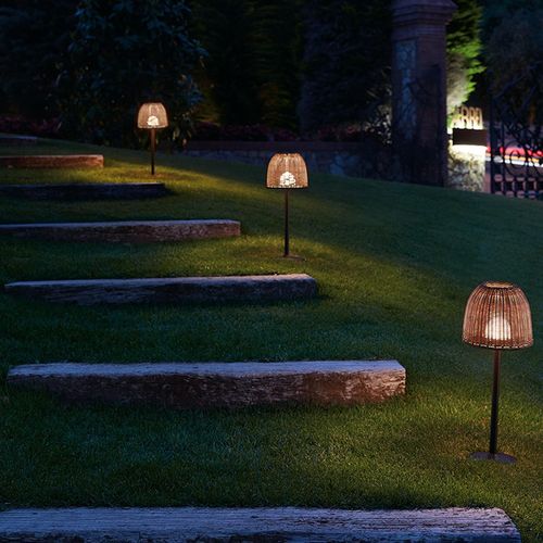Lampioncino da giardino - ATTICUS B/66 - BOVER Barcelona - contemporaneo / in alluminio / in acciaio inossidabile