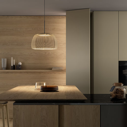 Lampada a sospensione - TANIT S/43 - BOVER Barcelona - in alluminio / contemporanea / con cavo