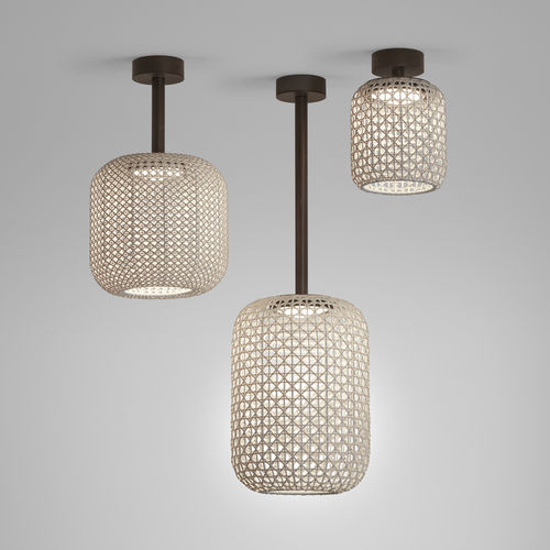 Plafoniera contemporanea - NANS PF/21 - BOVER Barcelona - rotonda / in alluminio / in acciaio inossidabile