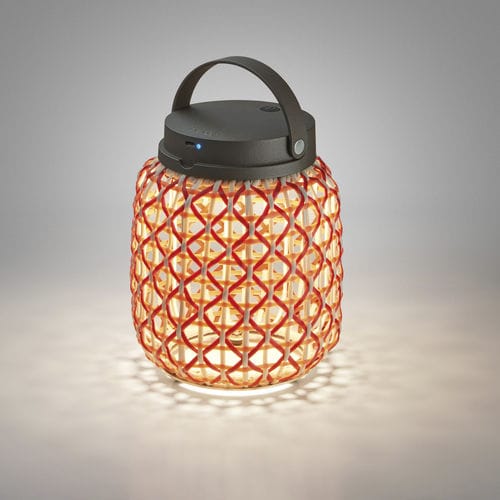 Lampada portatile - NANS M/21/R - BOVER Barcelona - in alluminio / in acciaio inossidabile / in polietilene