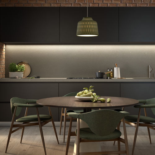 Lampada a sospensione - Soft S/30 - BOVER Barcelona - in ferro / in policarbonato / in silicone